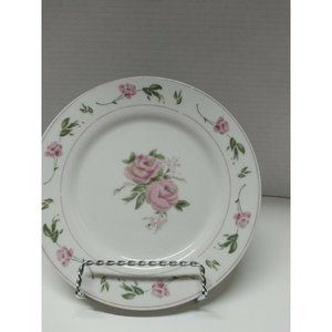 Thomson Pottery Rosa 39199 7 5/8" Pink Roses Salad Plate.